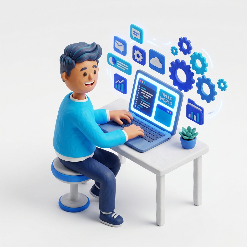 3D Communication and Tech Illustration