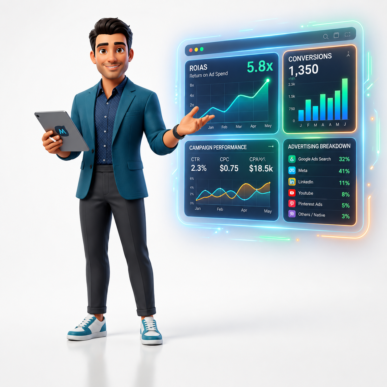 Analytics and Growth Chart